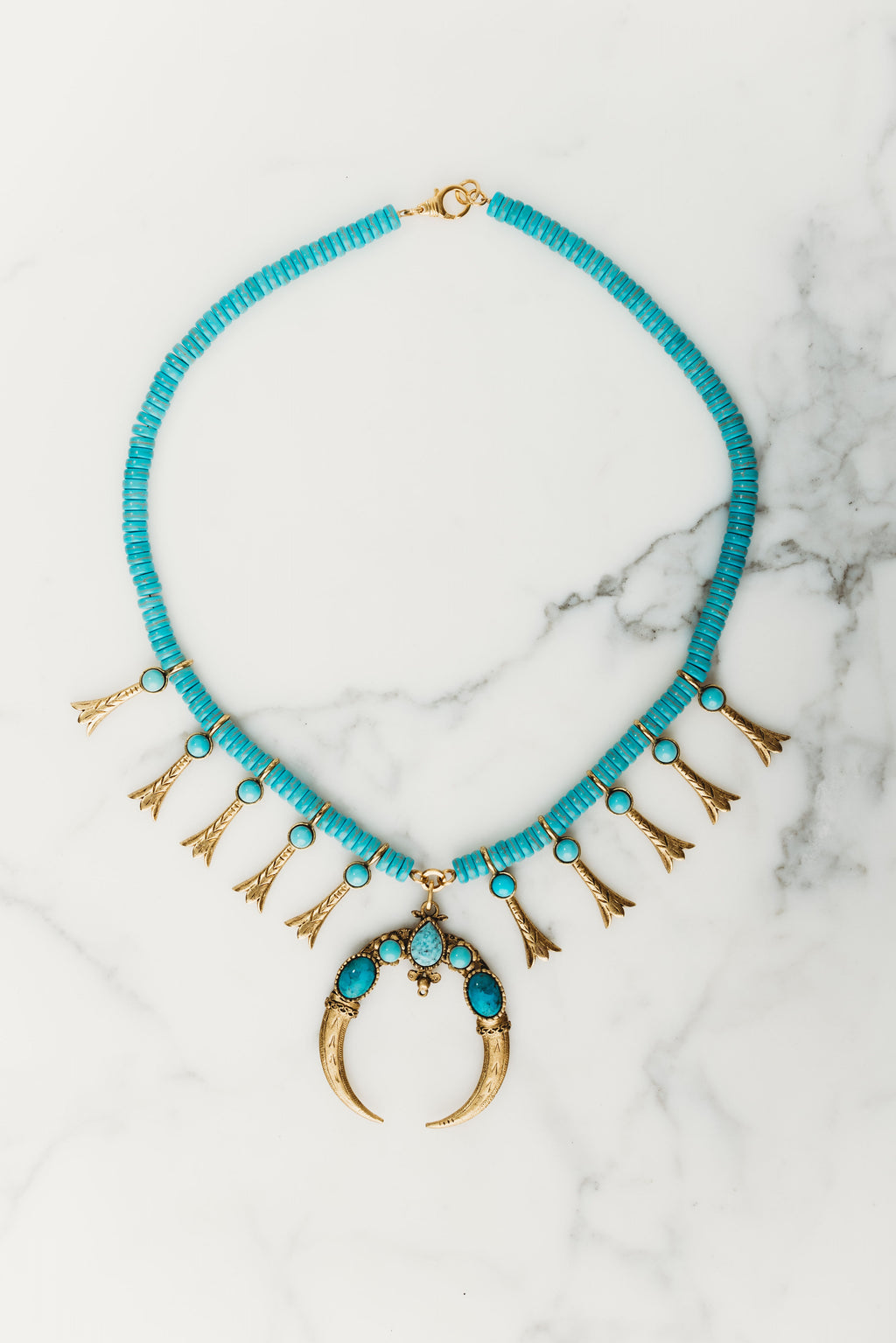 アクセサリー etsukira Turquessa Necklace – Elizabeth Cole Jewelry