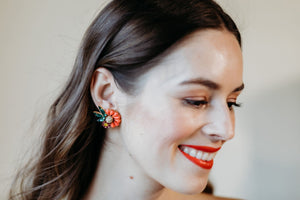 Rosette Earrings - Elizabeth Cole Jewelry