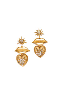 Kiss Me Earrings - Elizabeth Cole Jewelry