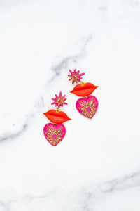 Kiss Me Earrings - Elizabeth Cole Jewelry