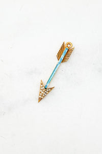 Piercing Arrow Charm - Elizabeth Cole Jewelry