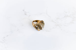 Ram Head Ring - Elizabeth Cole Jewelry