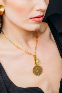 St. Christopher Necklace - Elizabeth Cole Jewelry